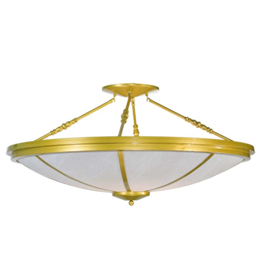 Meyda Tiffany Commerce 8 Light 46" Wide Semi-Flush Bowl Ceiling Fixture
