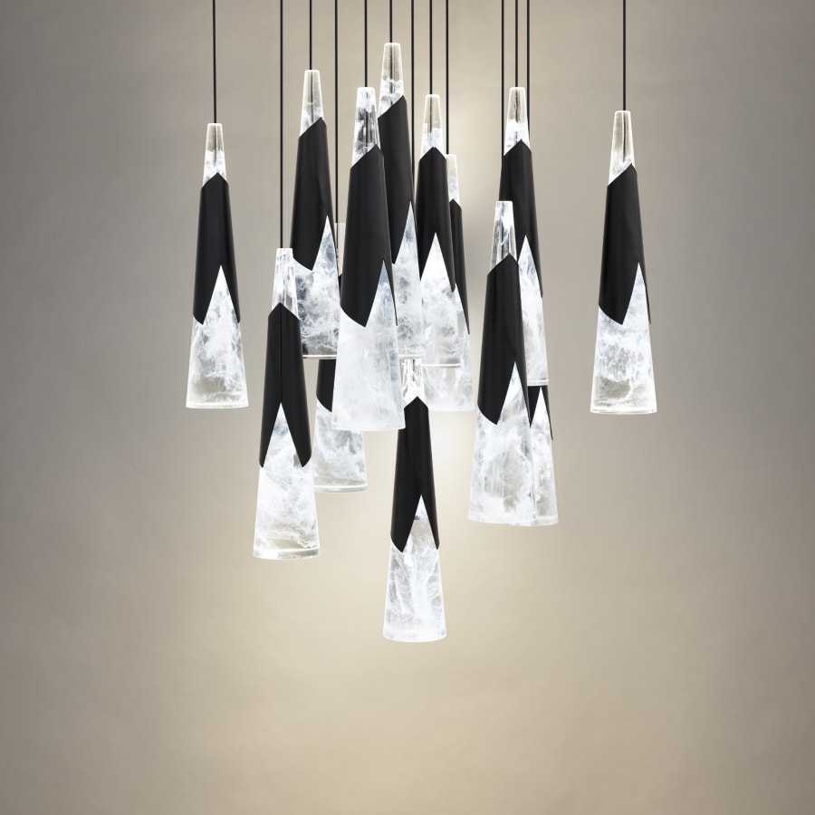 Modern Forms Kilt 13 Light 20" Wide LED Suspension Multi Light Pendant