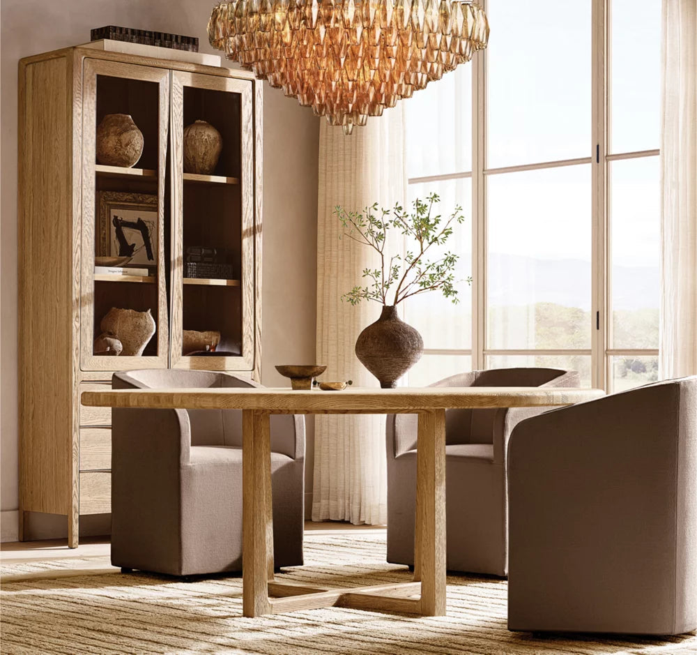 Monumental Smoke Glass Tiered Chandelier