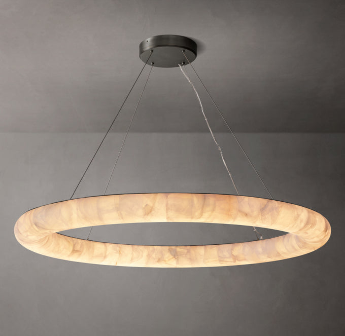 Natural Calcite Suspension Halo