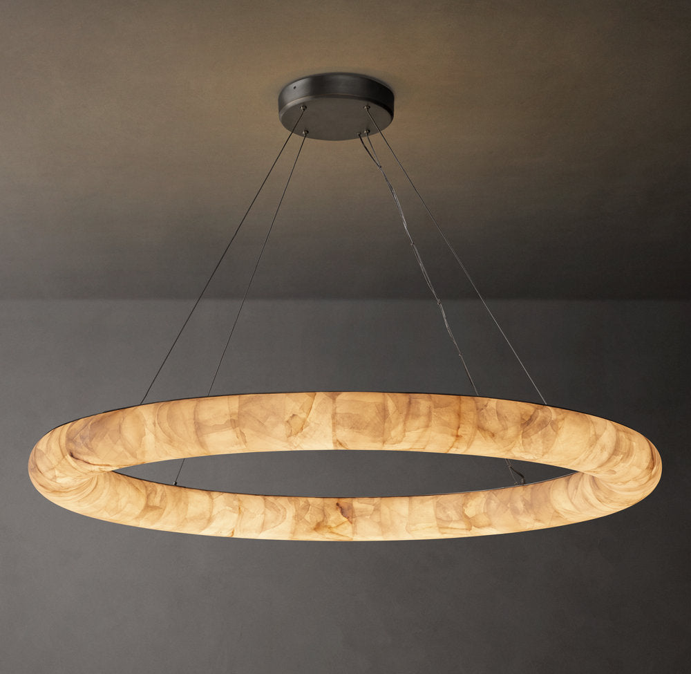 Natural Calcite Suspension Halo