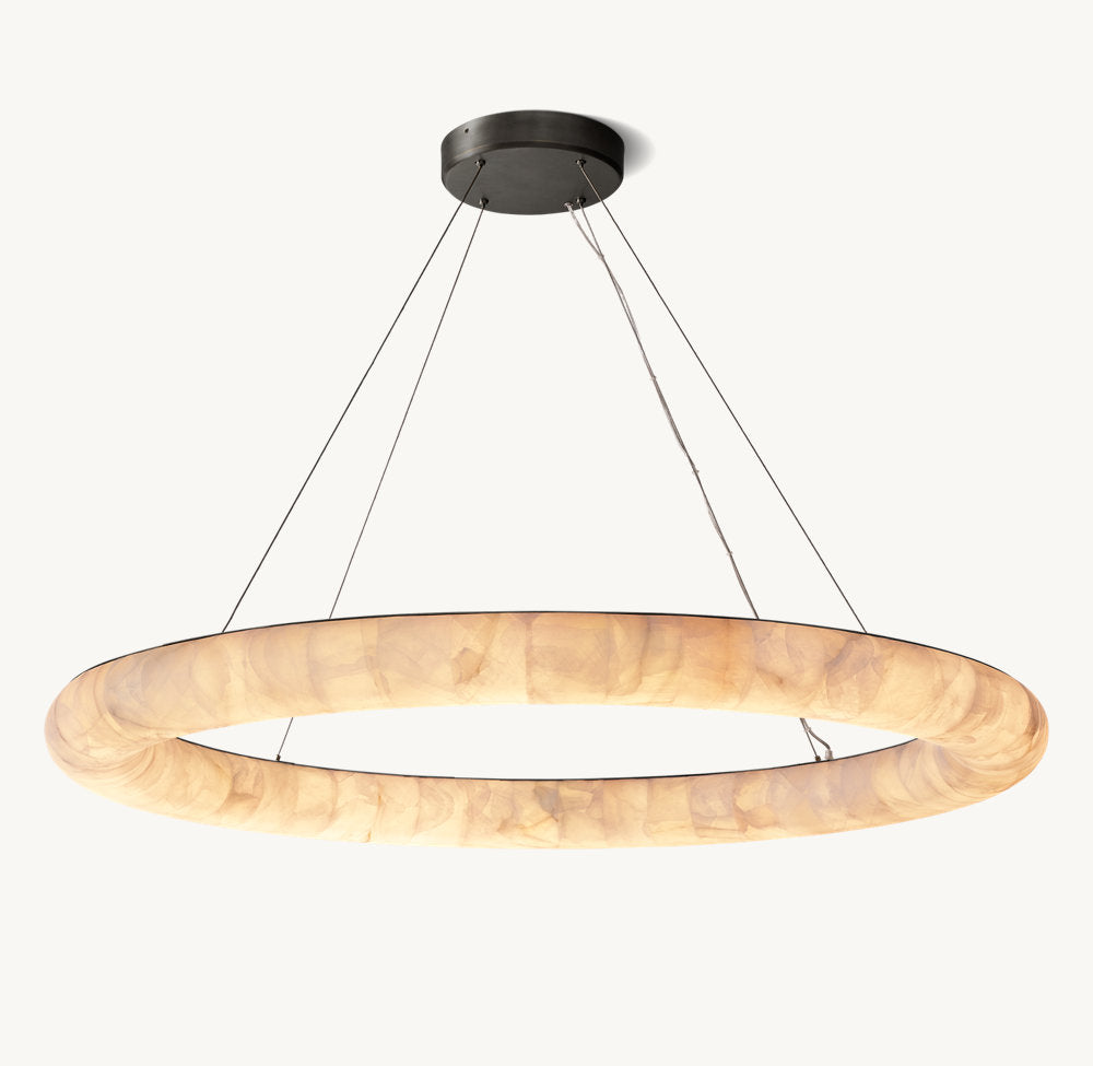 Natural Calcite Suspension Halo