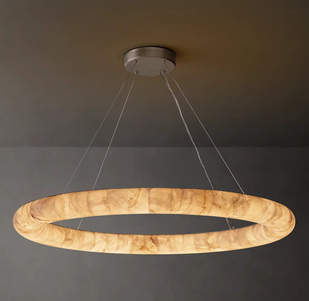 Natural Calcite Suspension Halo