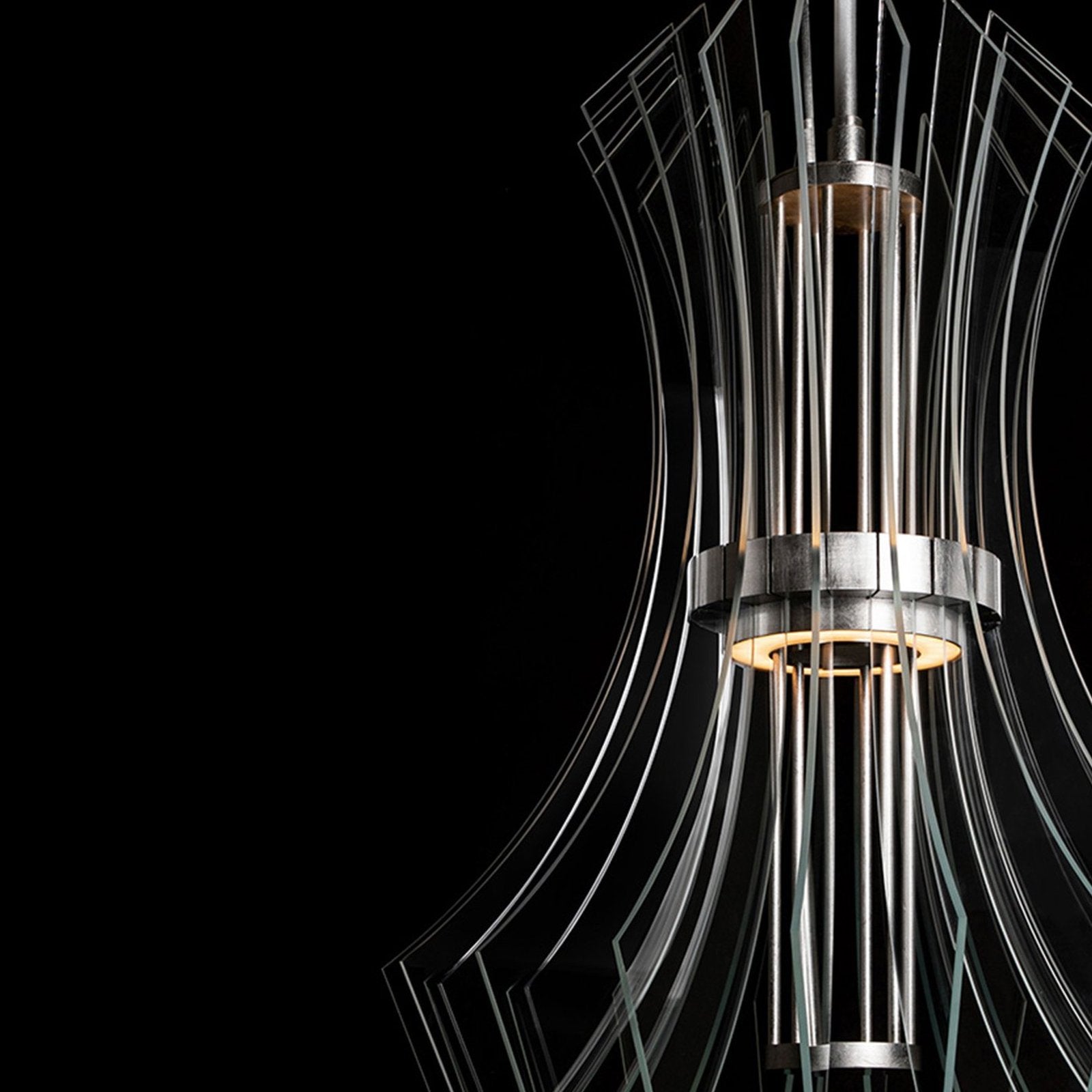 Newton Crystal Plane LED Pendant