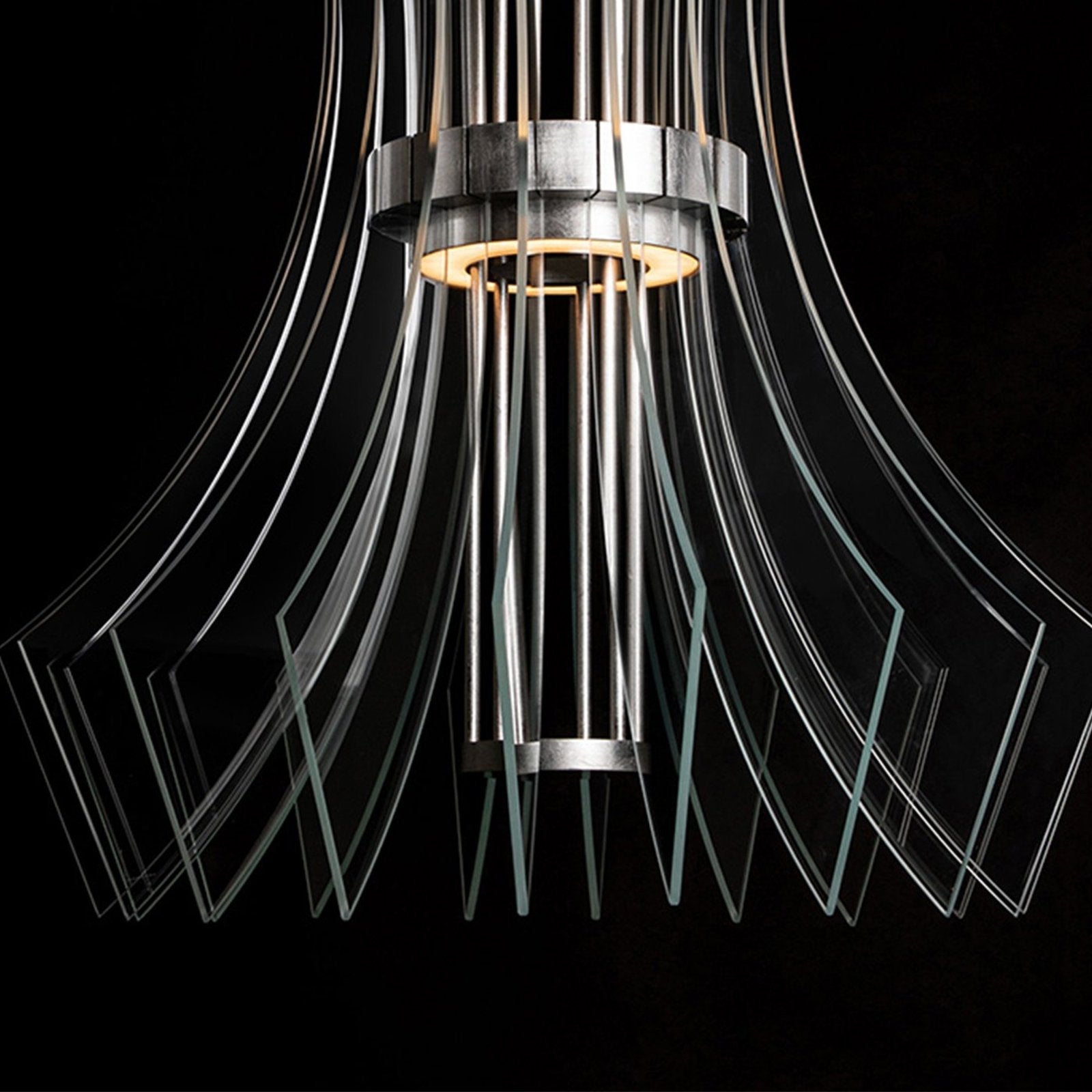 Newton Crystal Plane LED Pendant