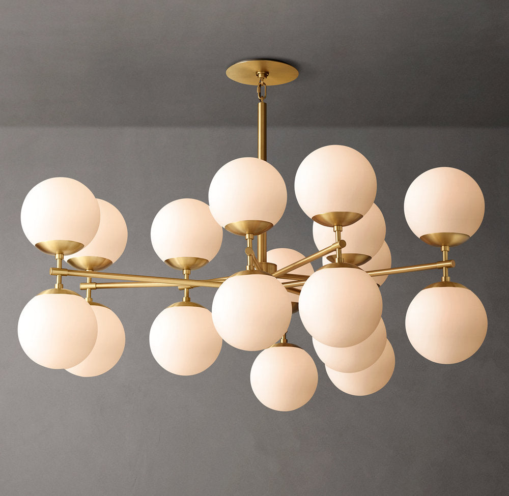 Opal Globe Gallery Chandelier