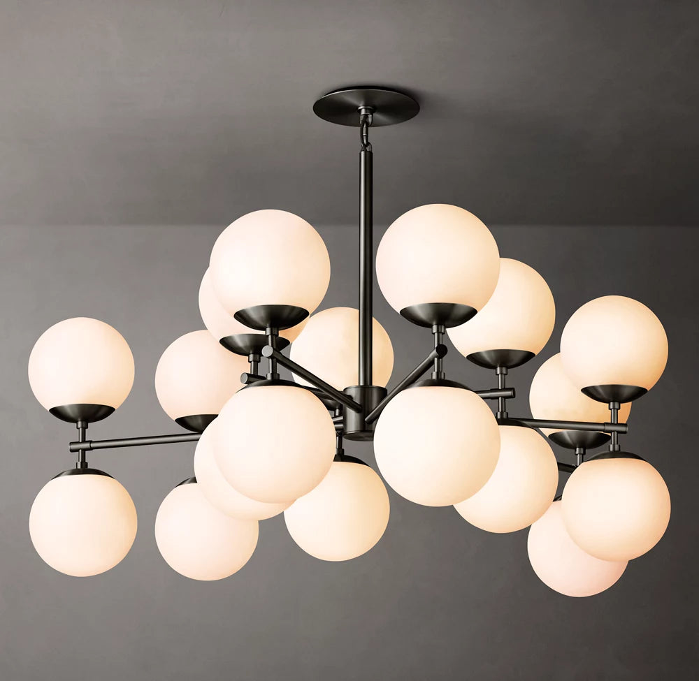 Opal Globe Gallery Chandelier