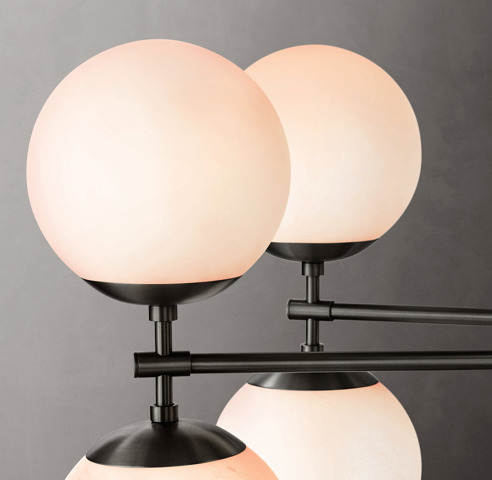 Opal Globe Gallery Chandelier