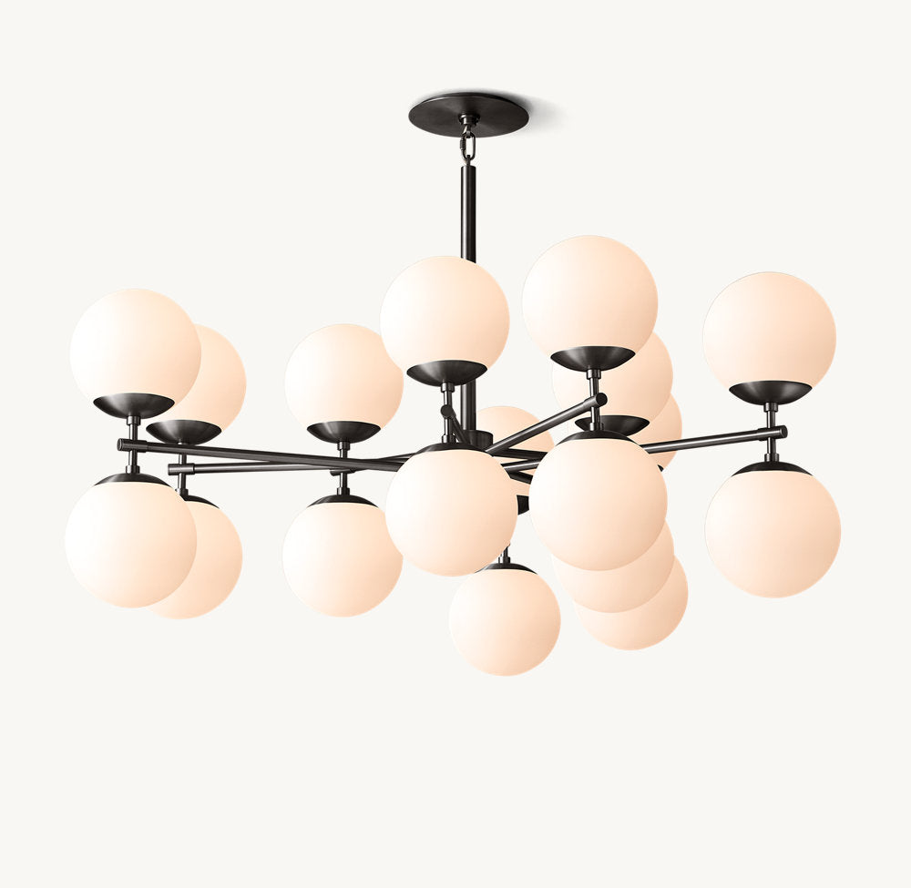 Opal Globe Gallery Chandelier