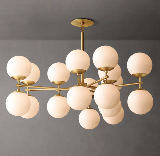 Opal Globe Gallery Chandelier