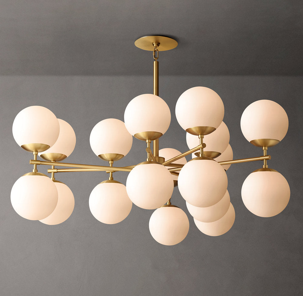Opal Globe Gallery Chandelier