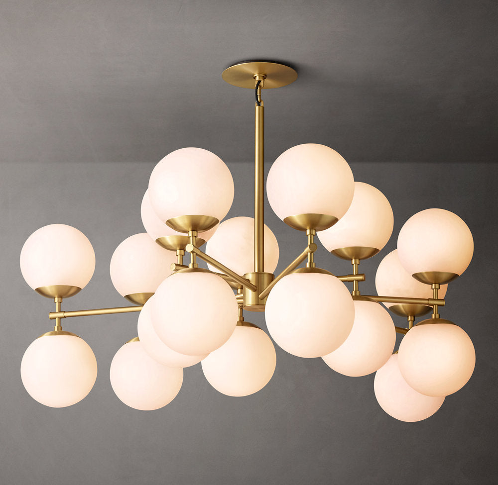 Opal Globe Gallery Chandelier