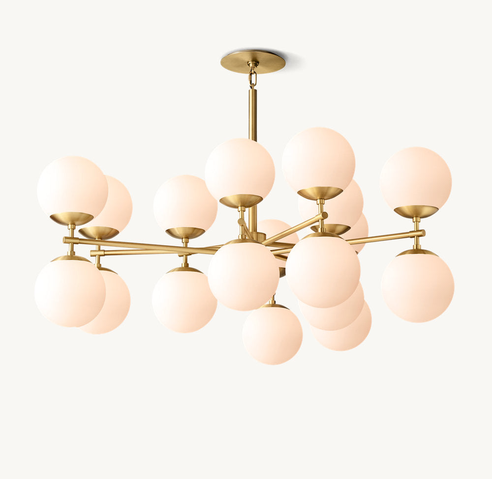 Opal Globe Gallery Chandelier