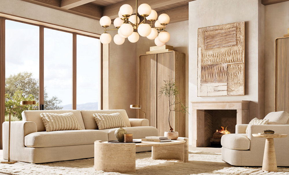 Opal Globe Gallery Chandelier