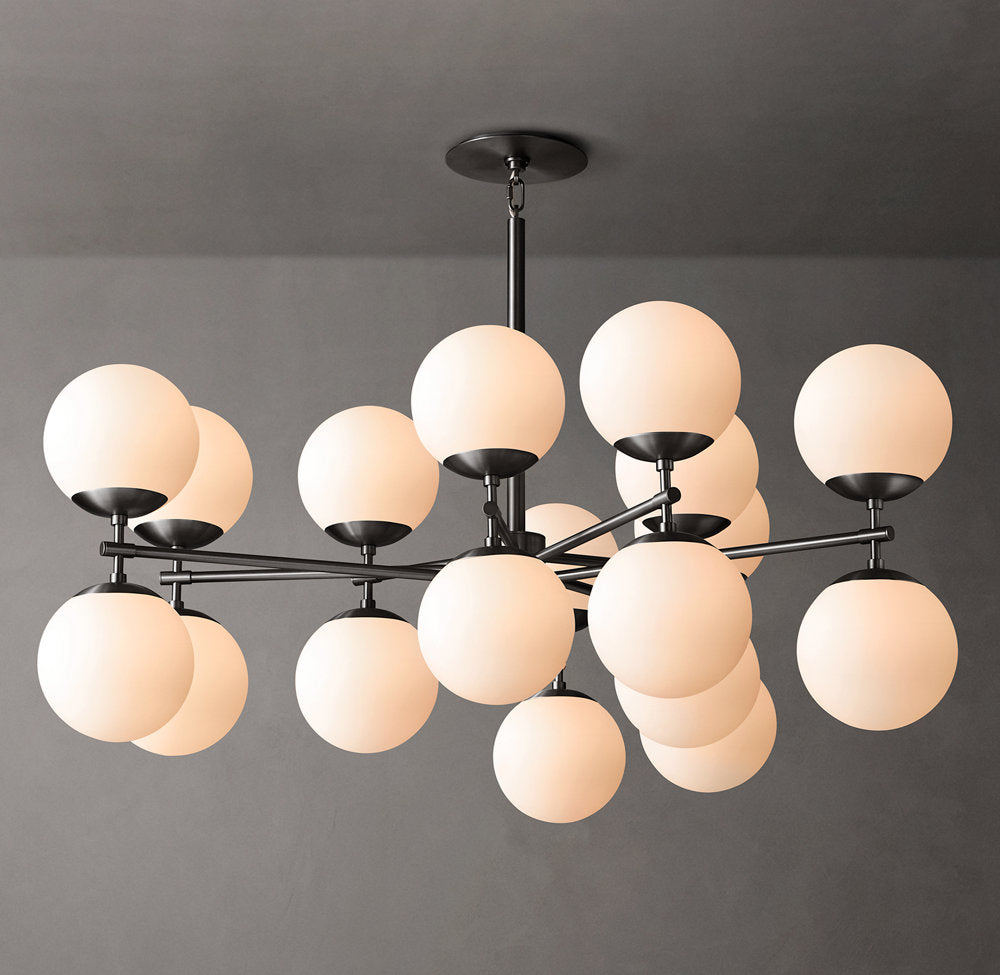 Opal Globe Gallery Chandelier