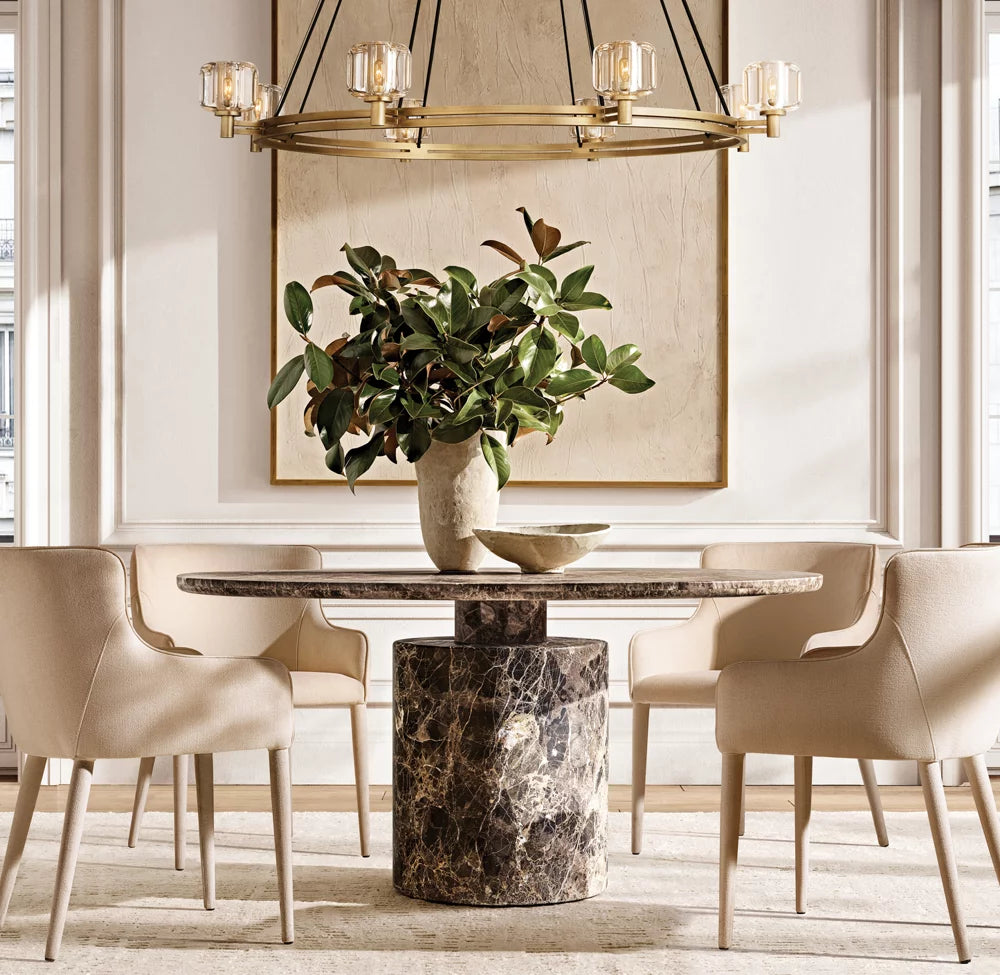 Optical Crystal Ring Chandelier