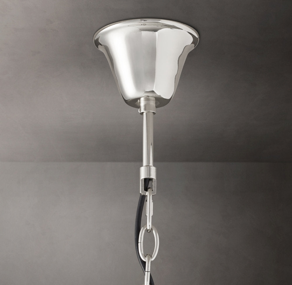 Optical Prism Iron Ring Chandelier