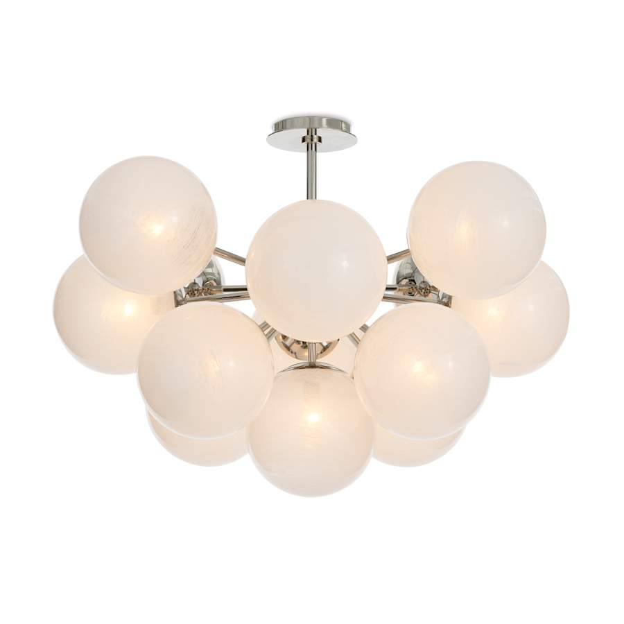 Regina Andrew Shine 13 Light 34" Wide Semi-flush Ceiling Fixture