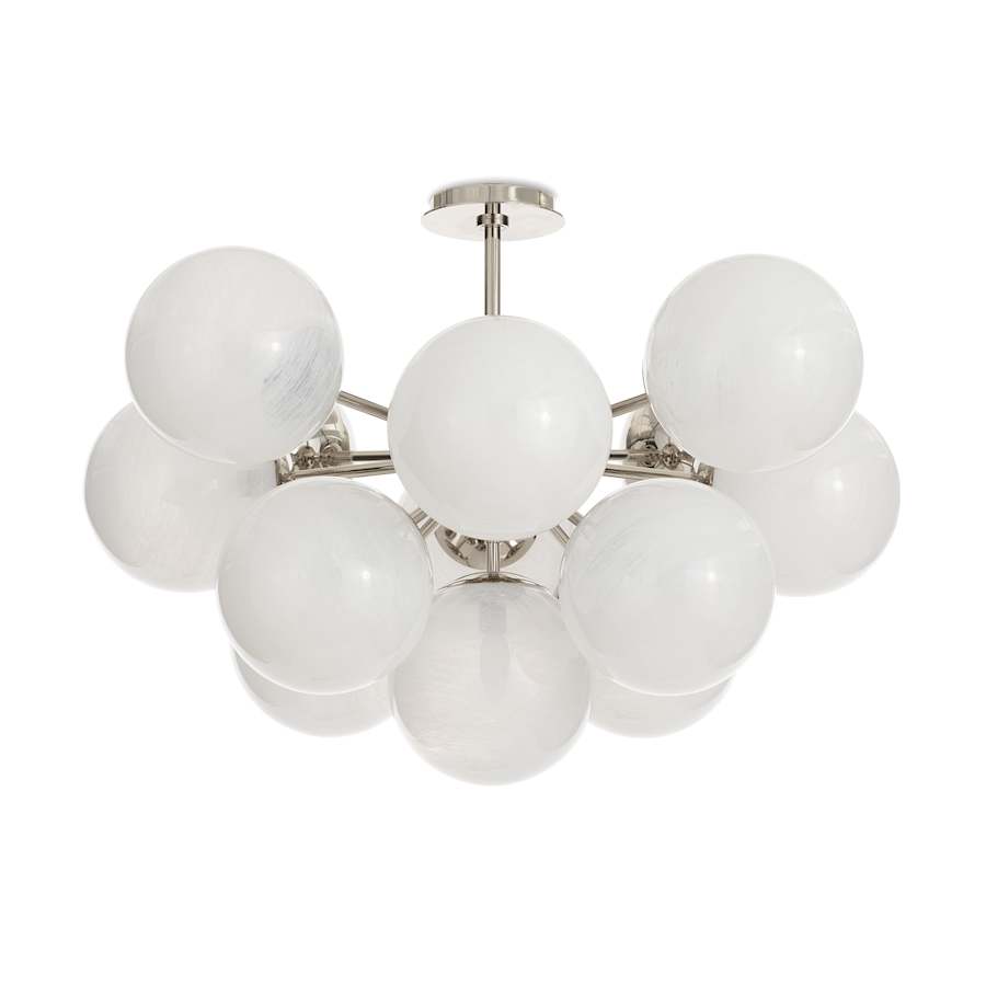Regina Andrew Shine 13 Light 34" Wide Semi-flush Ceiling Fixture