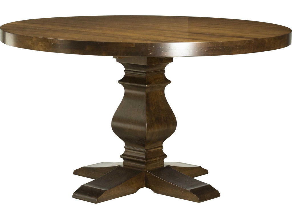 Saloom Devon Round 60-Inch Solid Maple Dining Table