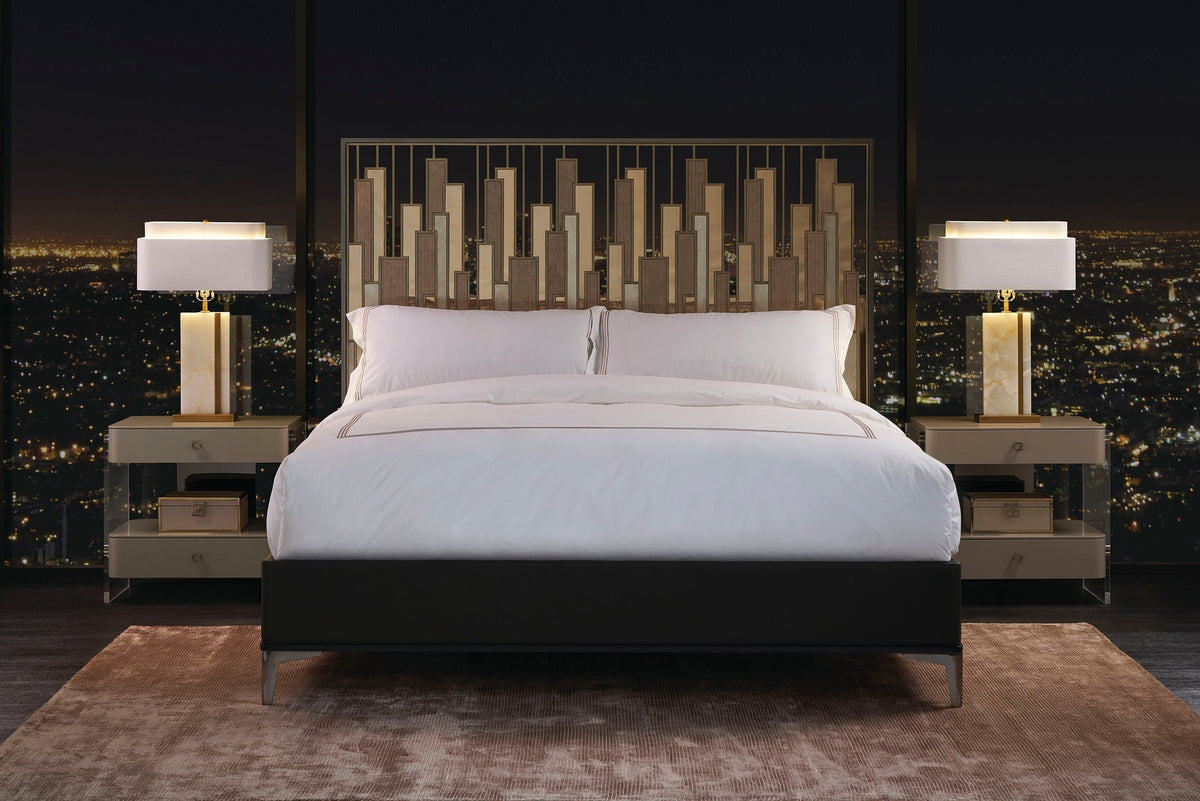 Caracole Signature Metropolitan Cityscape King Bed INV