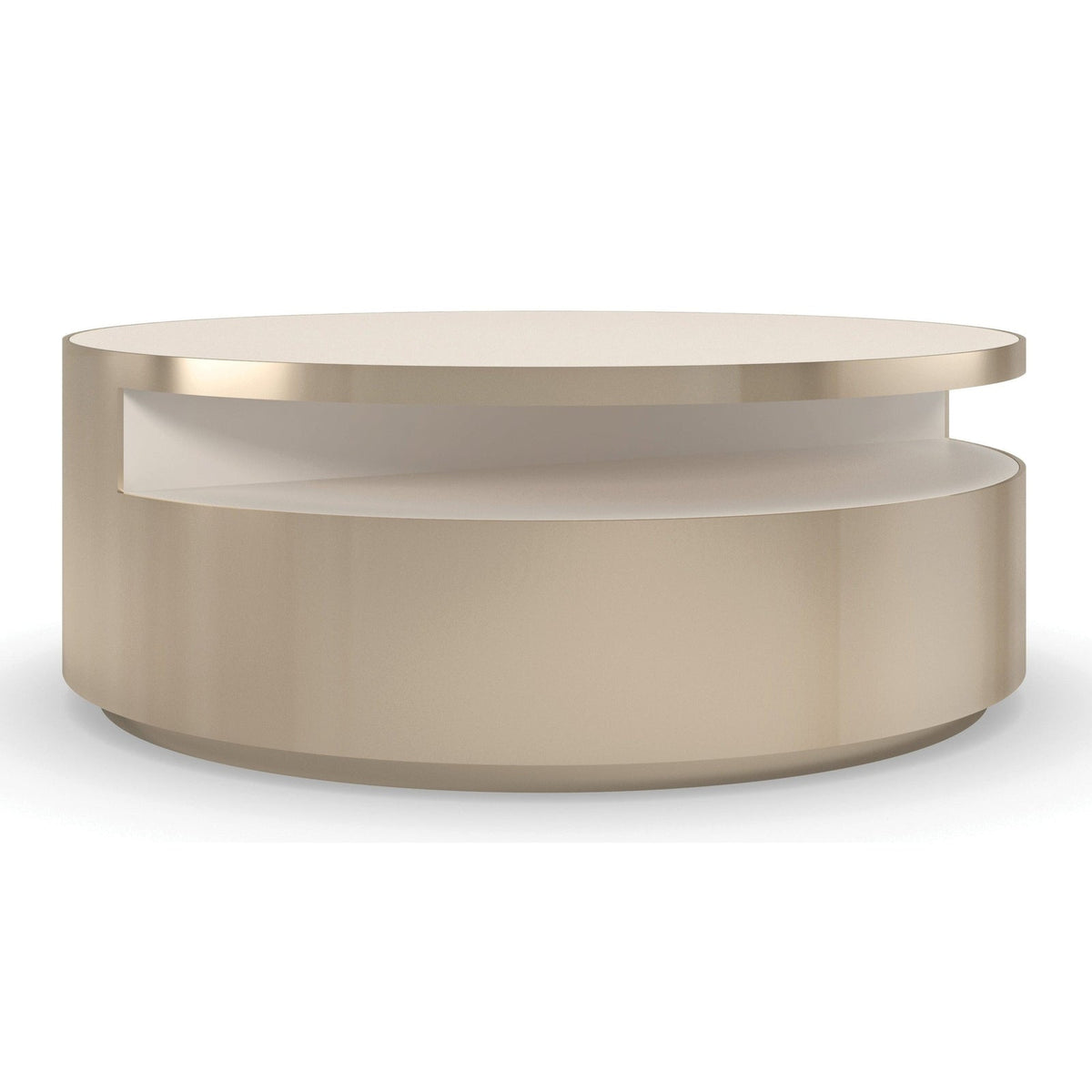 Caracole Signature Metropolitan Turn Style Cocktail Table