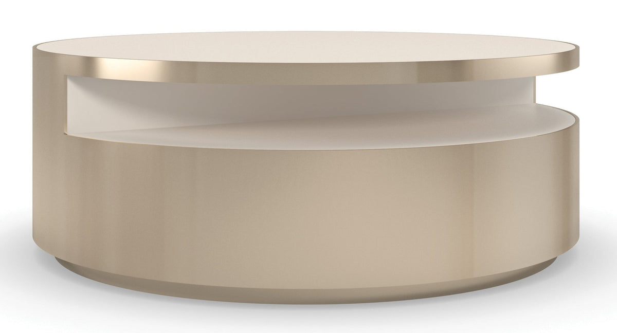 Caracole Signature Metropolitan Turn Style Cocktail Table