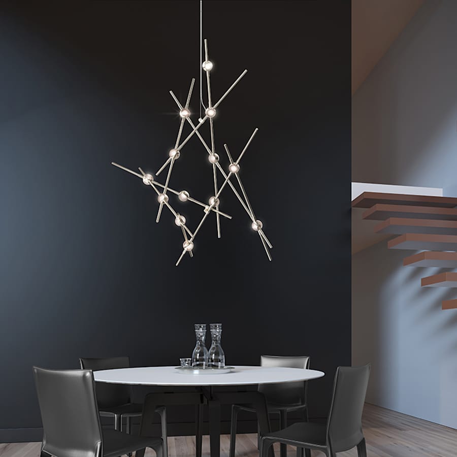 Sonneman Constellation Aquila Minor 25" Wide Integrated LED Chandelier with Acrylic Shades