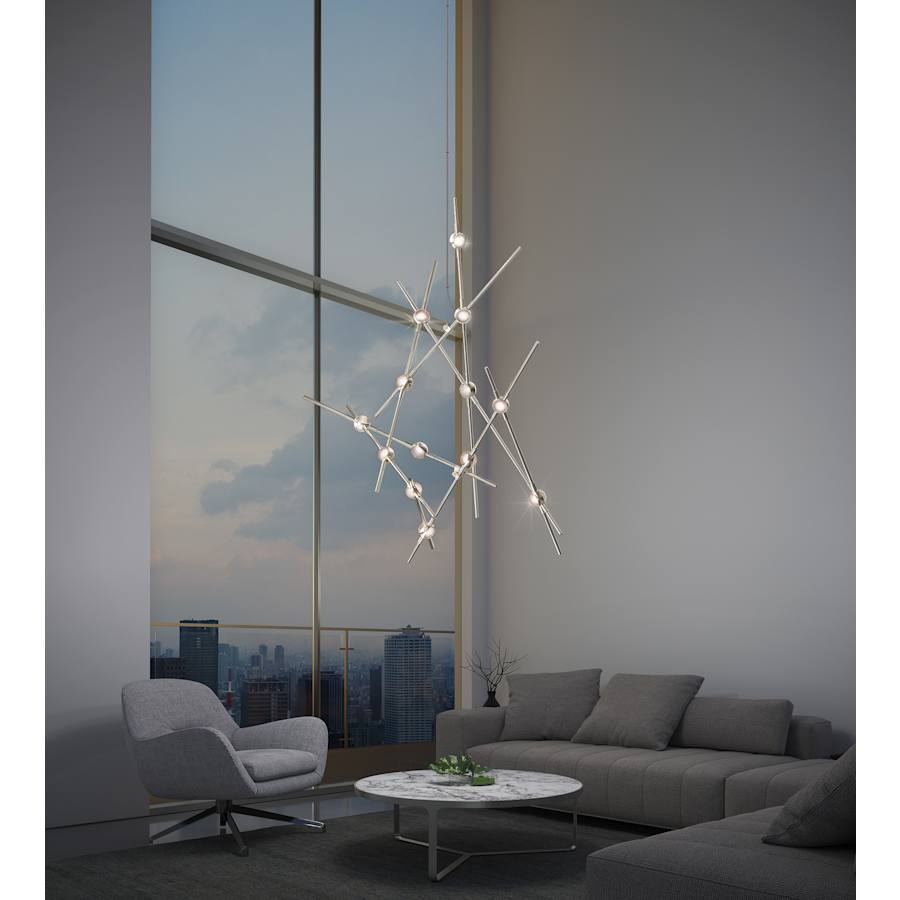 Sonneman Constellation Aquila Minor 25" Wide Integrated LED Chandelier with Acrylic Shades