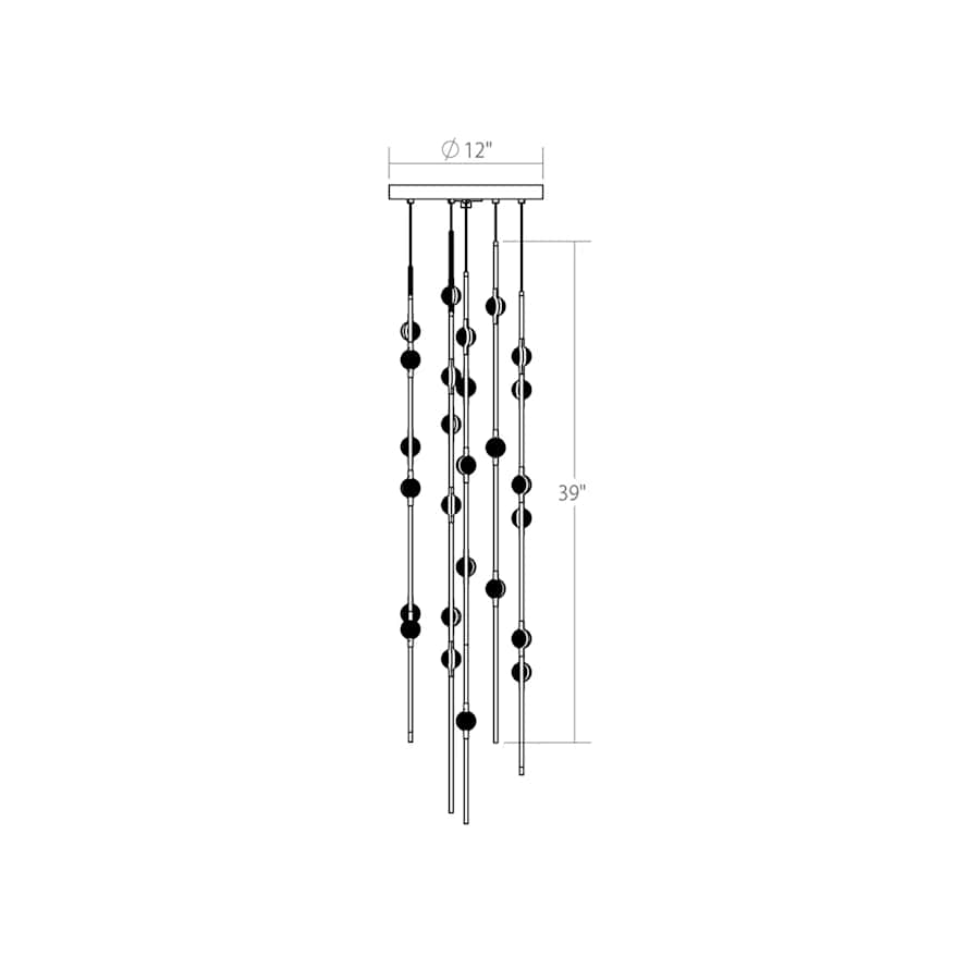 Sonneman Constellation 6" Wide Mini Pendant