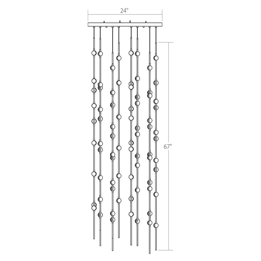 Sonneman Constellation 24" Wide Pendant