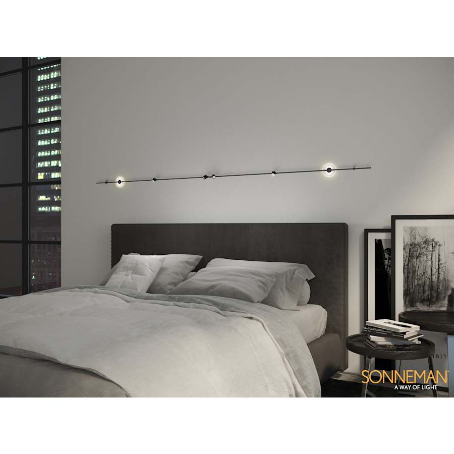 Sonneman Suspenders 4 Light 146" Tall LED Wall Sconce