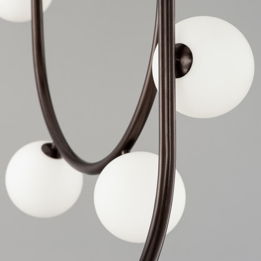 Studio M Contour 14 Light 43" Wide LED Semi-Flush Ceiling Fixture by Nina Magon
