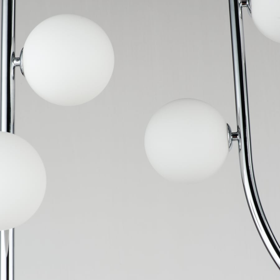 Studio M Contour 14 Light 43" Wide LED Semi-Flush Ceiling Fixture by Nina Magon
