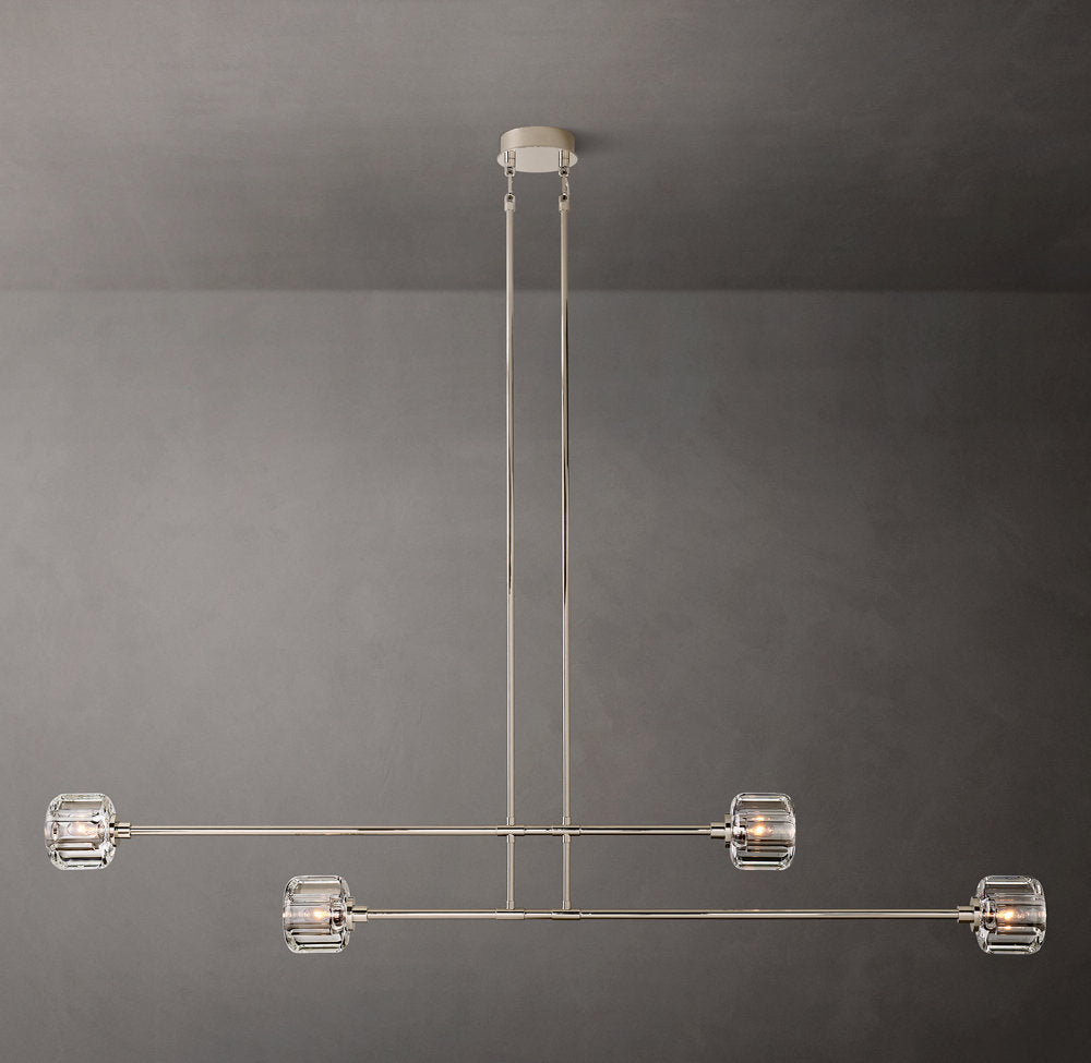 Suspended K9 Crystal Mobile Chandelier