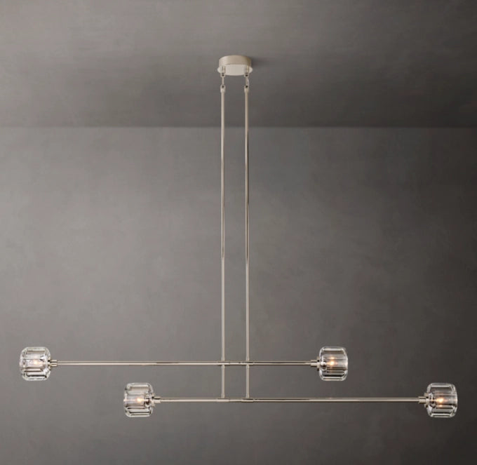 Suspended K9 Crystal Mobile Chandelier