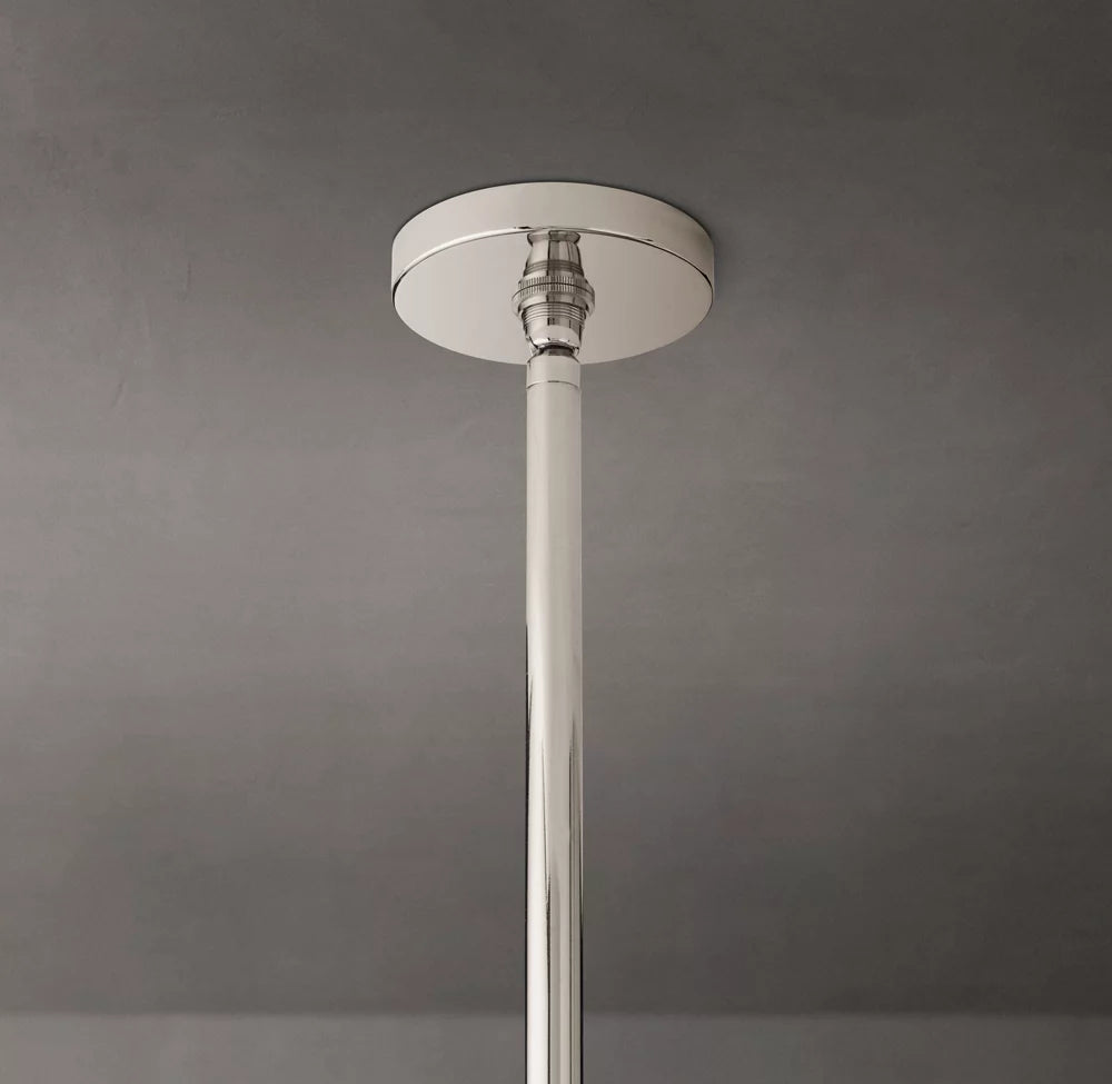 Tapered Glass Radial Chandelier