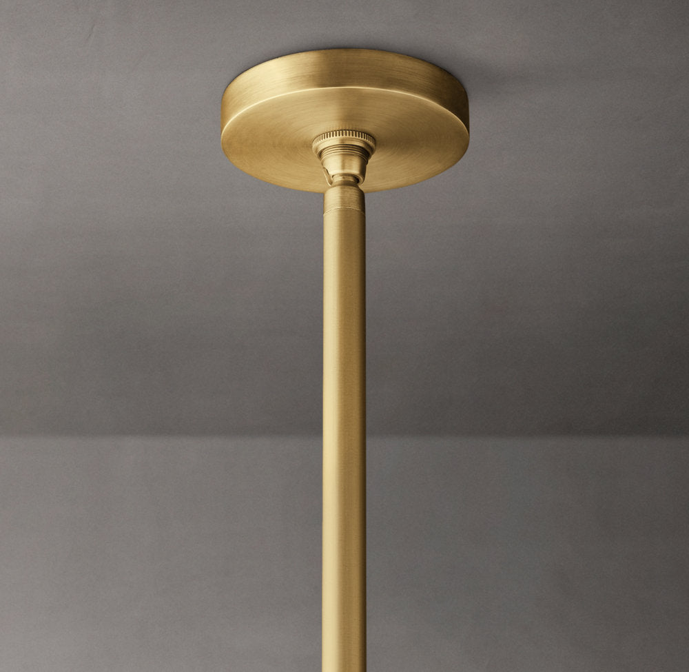 Tapered Glass Radial Chandelier