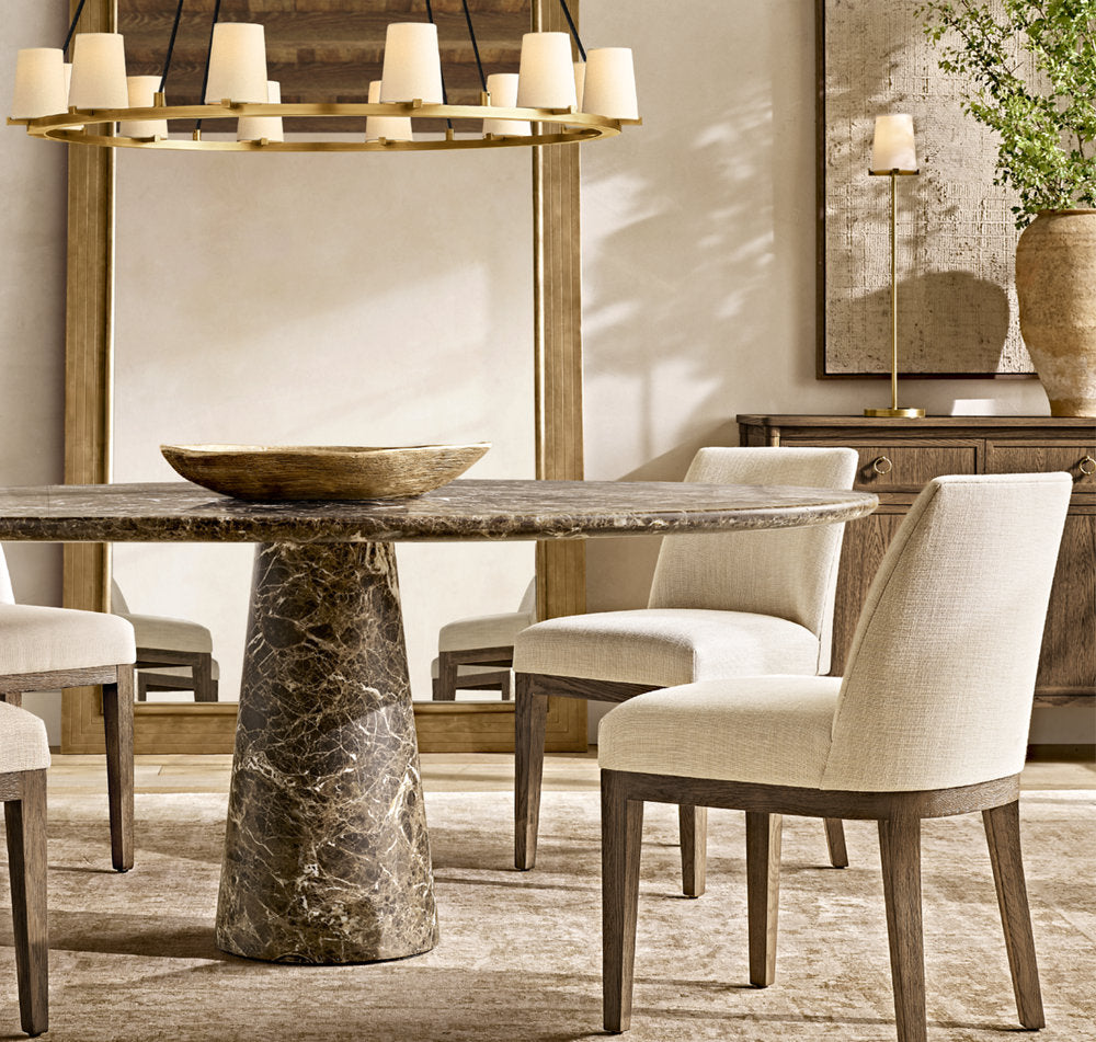 Tapered Glass Radial Chandelier