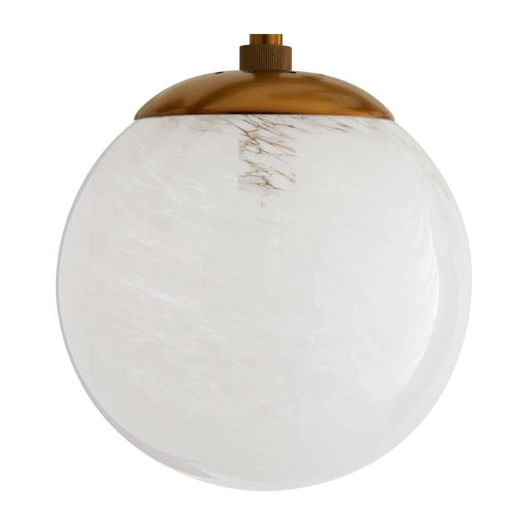 Troon Opal Swirl Glass Chandelier