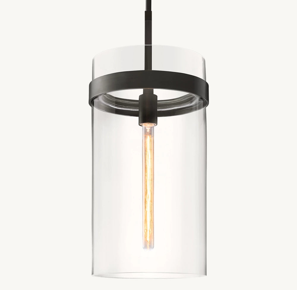 Ultra-Warm Blown Glass Column Pendant