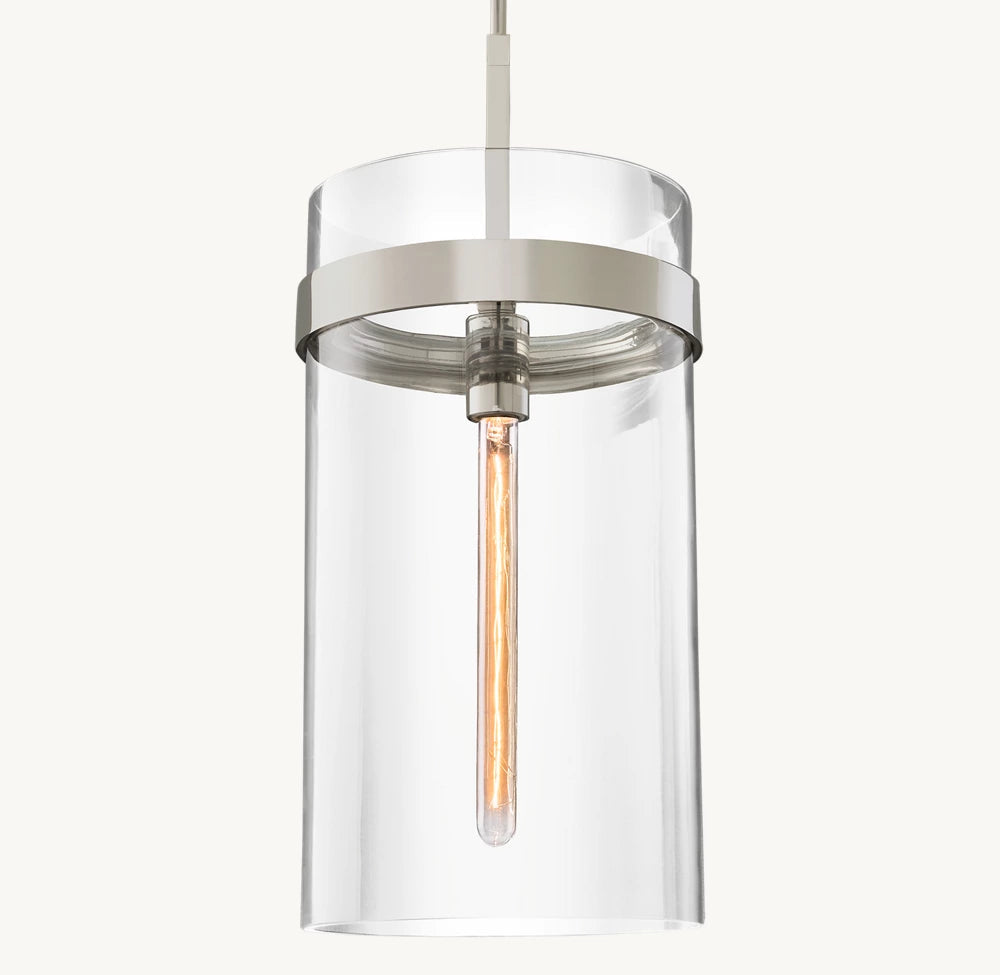 Ultra-Warm Blown Glass Column Pendant