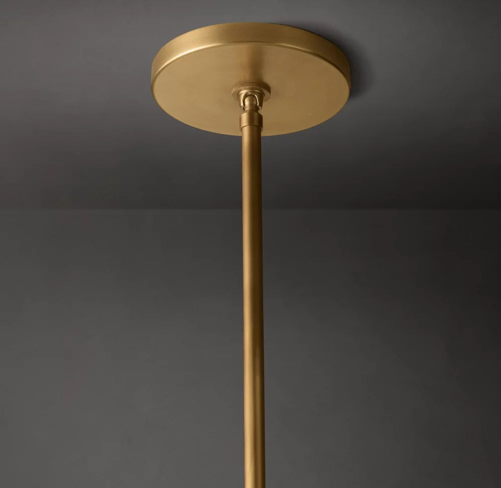 Ultra-Warm Blown Glass Column Pendant