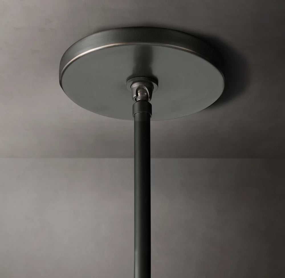 Ultra-Warm Blown Glass Column Pendant