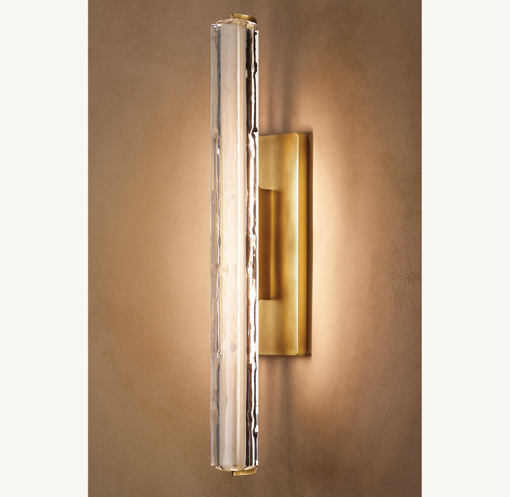 Ultra-Warm Crystal Bar Sconce