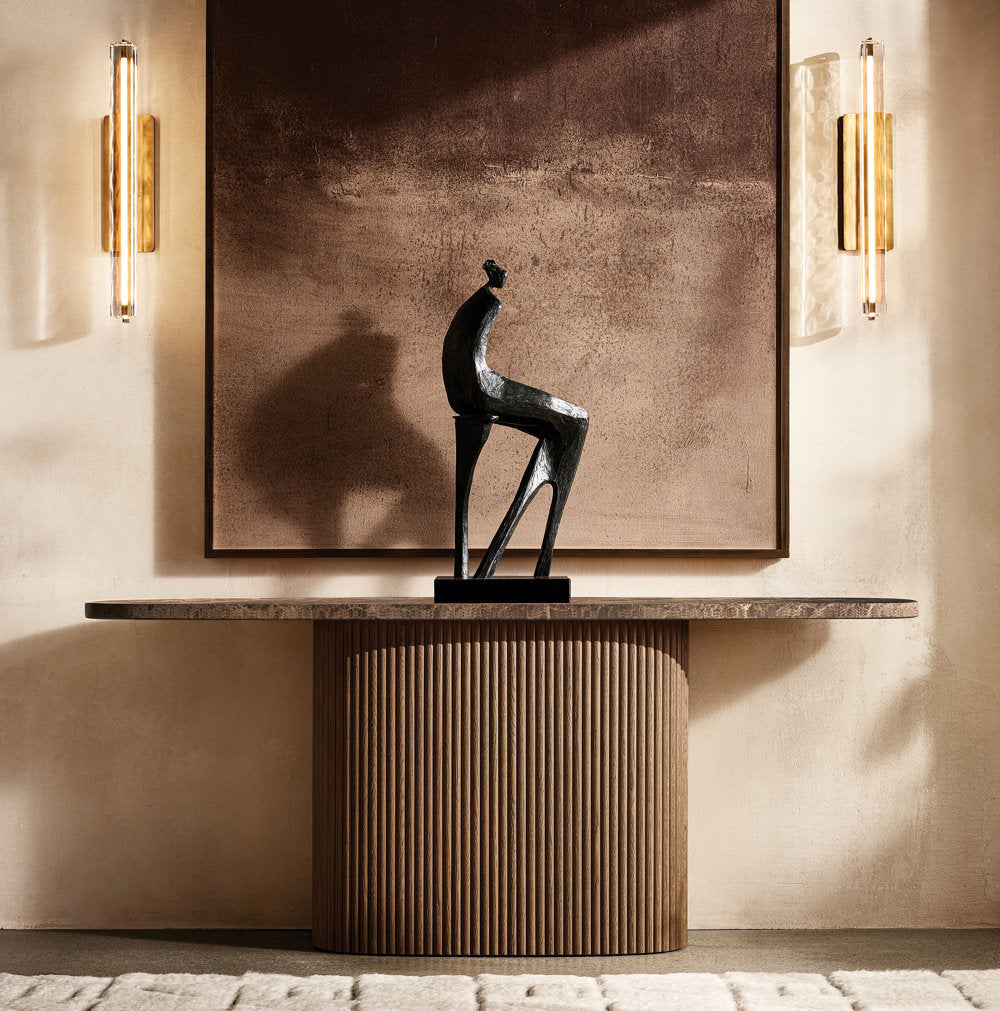 Ultra-Warm Crystal Bar Sconce