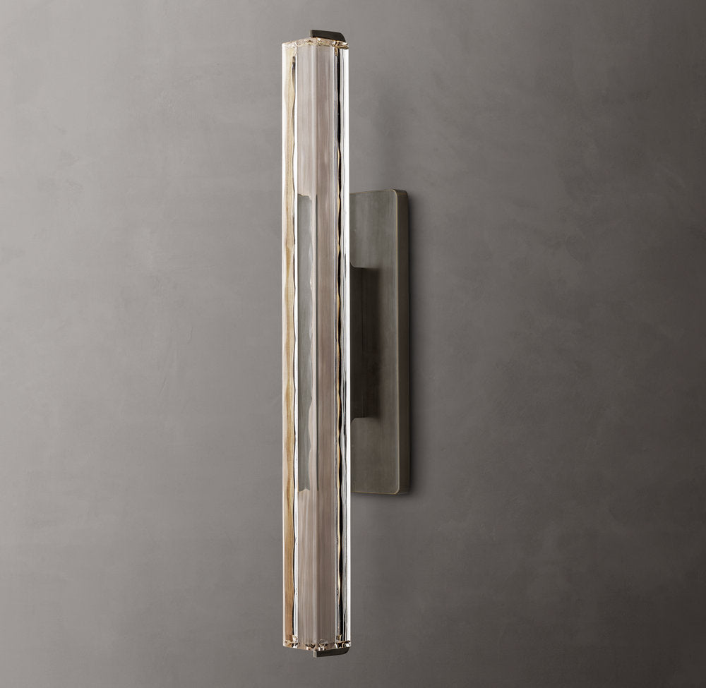 Ultra-Warm Crystal Bar Sconce