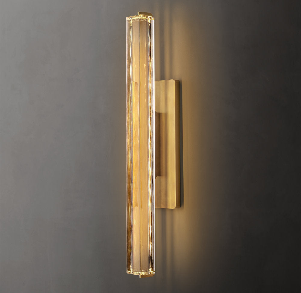 Ultra-Warm Crystal Bar Sconce
