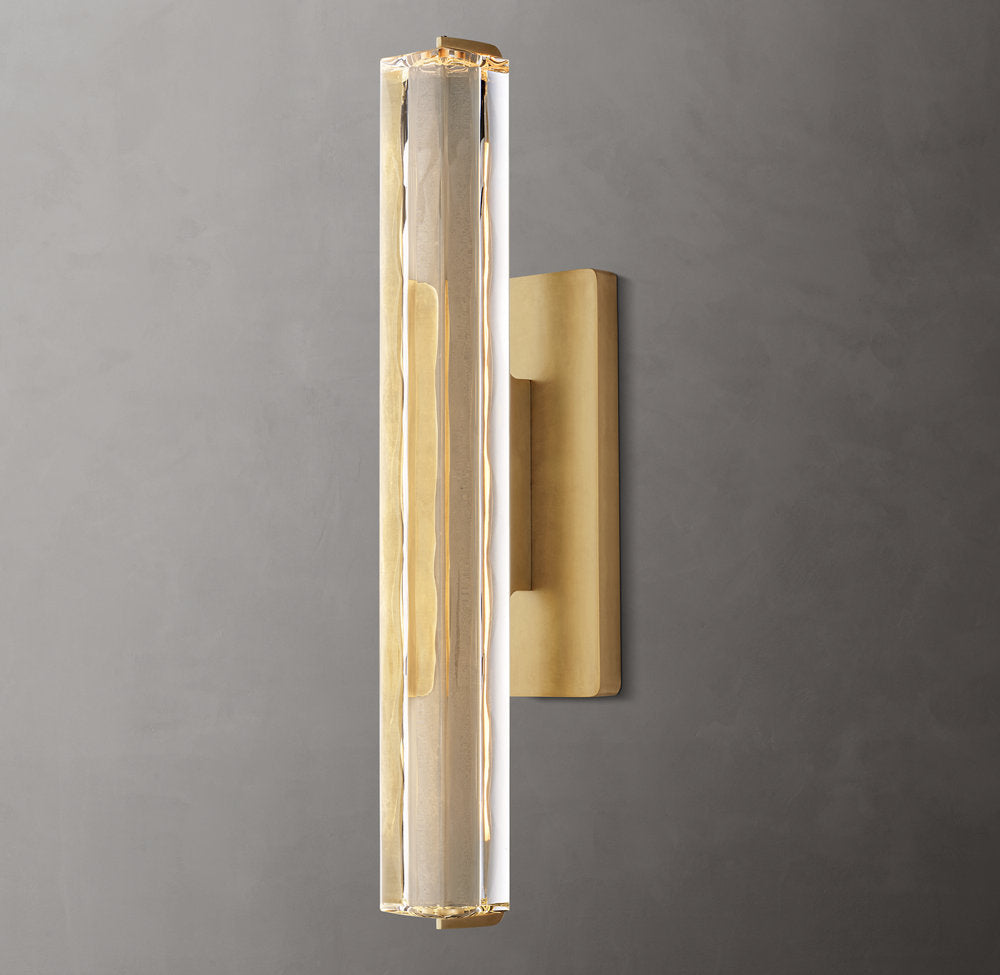 Ultra-Warm Crystal Bar Sconce