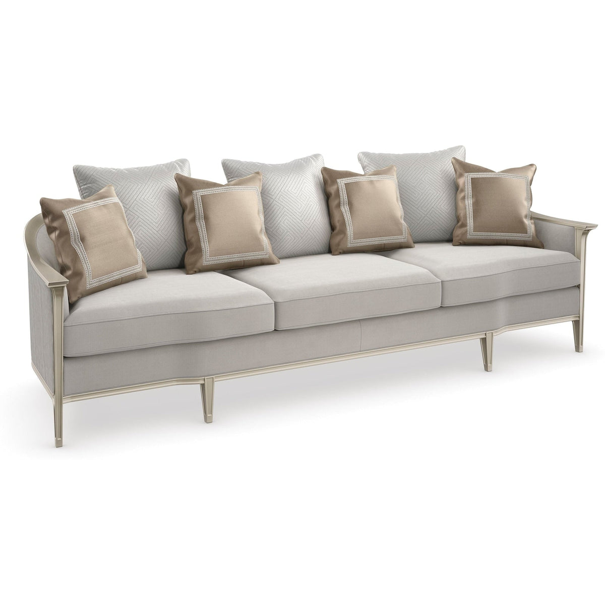 Caracole Upholstery Eaves Drop Sofa 110
